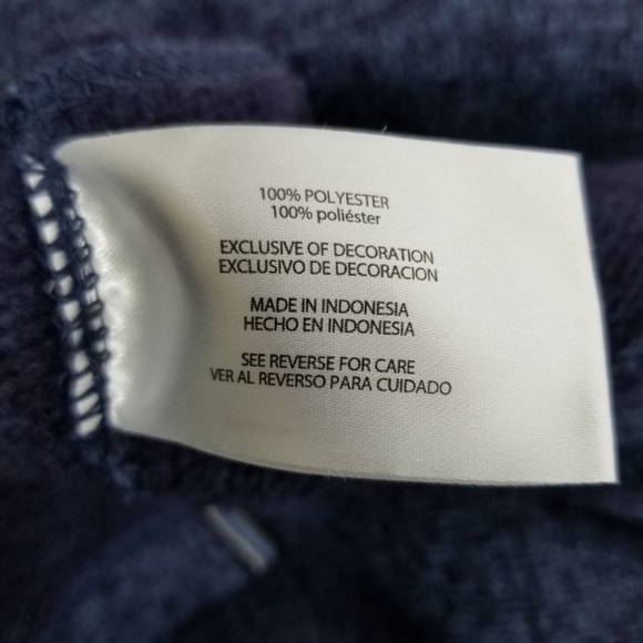 WOOLRICH- Women's L Original Outdoor Wear Quarter Zip Fleece Blue Jacket - Picture 4 of 6